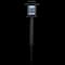 14.25" Black Lantern Style Solar Powered LED Pathway Markers, 8ct.